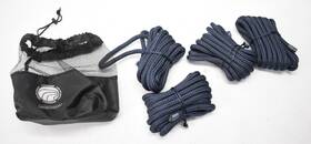 Fo4696 Five Oceans 1/2 Inch X 15ft Boat Dock Lines W 12 Eyelet Navy Double Braided 4 Pack