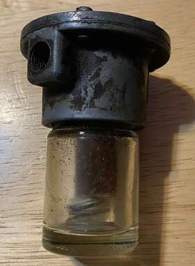 Mc-300 Flito-reg Vintage Marine Filto-reg Oil Gas Filter Glass