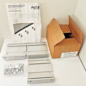 510-02571-00 Floe 3 Dock Side Quick-attach Furniture Brackets With Hardware