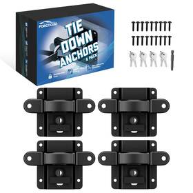 Forccord 739642973990 Custom Fit Tie Down Anchors 4-pack For Ford F150 F250 F350 Raptor 2015-2026