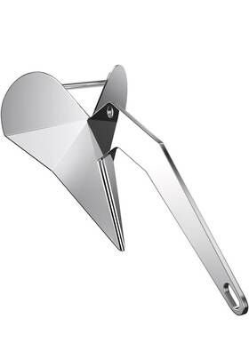 Fuqin-ssda316-15 Fucnen 33 Lb Delta Style Anchor 316 Marine Grade Polished Stainless 38 Ft - 46 Boats