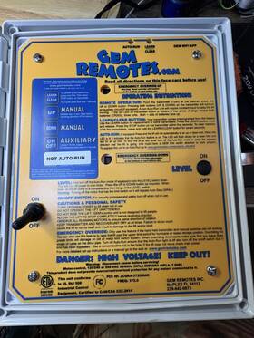 Gr1a Gem Remotes - Single Motor Boat Lift Control With Auto Stop