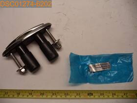 8393285 Gemlux Boat Ss-finish 5 1/2 Inch Pull Up Cleat Cutting Edge Sleek #us B2