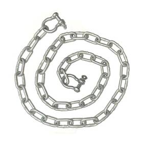 Gen-5-7003 Gen3 Marine 1863954 Hdg Anchor Chain 3/16 Inch X 4ft With Two 1/4 Shackles