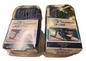 4-43103 Gen3 Marine Double Braid 3/8 Inch X20 Dock Line Blue 2 Pack