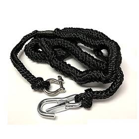 4-72100 Gen3 Marine Bungee Black Boat Anchor Line 14ft - 50ft