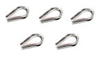 Generic 5 Pc 3 16 Light Duty Stainless Steel 316 Marine Wire Rope Chain Thimble Boat 1561166614566
