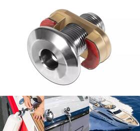 Gmqp01215 Gm-motor 2pcs 3/8in Marine Stainless Steel Quick-release Boat Fender Receiver Lock Kit