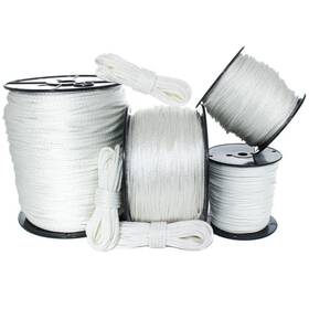18sbn-wht Golberg G 18sbn-wht- Golb Ss White Solid Braid Nylon Rope 1/8 Inch 50 Feet - Anchor Tow-lines Boating
