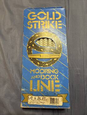 68808 Gold Strike Mooring And Dock Line 1/2 X 25