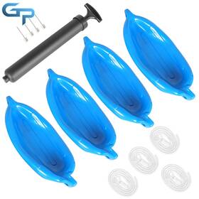 Gre108600 Greatparts 4 Ribbed Marine Blue Boat Fender Vinyl Bumper Dock Shield Protection 8.5 Inch X 27