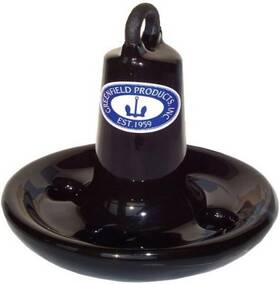 Greenfield 3003.3578 508b Vinyl Coated Mushroom Anchor - Black 8 Lb