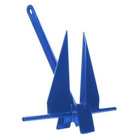 Gpi-8-r Greenfield 7 Lb Blue Pvc Coated Iron Fluke Anchor