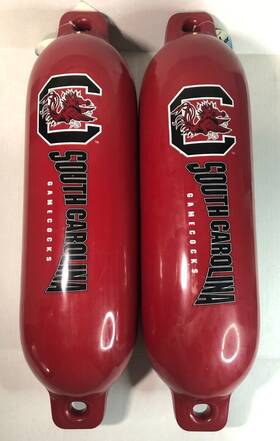 57-1200 Hedstrom 2x University Of South Carolina Gamecocks Ncaa Boat Fender 6.5 Inch X 23 Vinyl Lot