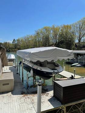 Lcx-25x120gry Hewitt 25x120 Gray Vinyl Replacement Boat Lift Canopy Cover