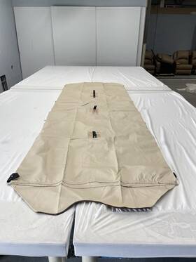 Lcxs-8umlin Hewitt Linen Seamark Umbrella 8 Foot Boat Lift Cover Marine