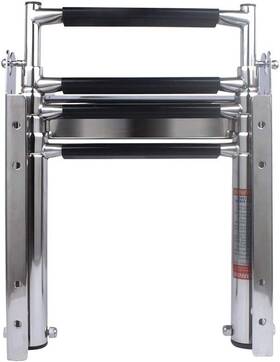 84285s Hoffen Telescopic 4 Step Boat Ladder 316 Stainless Steel Slide Pontoon Under Platform