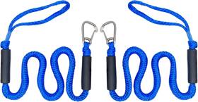 Docklines45-4pc Home And Garden Essentials 4ft Bungee Dock Line For Kayak Jet Ski Pontoon Seadoo Canoe Fishing Boat- 2 Pcs