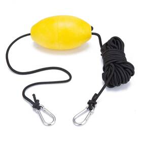 Ikbaf-f1 Ikerall Buoy Ball Float Leash 30 Ft And Stainless Steel Hook For Fishing Drift Anchors