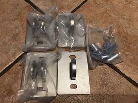 J Docks 003-2006ss Floating Dock Hinge Hardware For Dockstationary Connector Kit - New