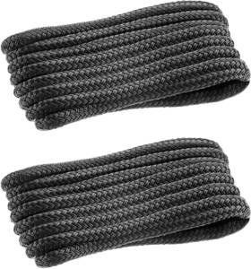 Dlb1235bk02 J-fm Twnthsd Dock Lines 1/2 Inch X 35ft Double Braided Nylon Boat - Premium Ro