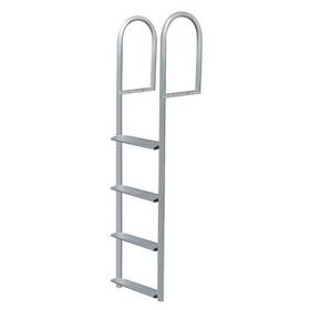 Djv4-w Jif Marine Wide 4 Step Aluminum Dock Ladder With Anti Slip Stationary