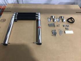 Exf3 Jif Marine Efx3 Under Platform Telescoping Ladder -out Of Box/missing Hardware