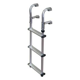 Epu3 Jif Marine 3 Step Compact Anodized Aluminum Transom Ladder