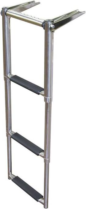 Eqb3 Jif Marine Over Platform Telescoping Boat Ladder 3-step
