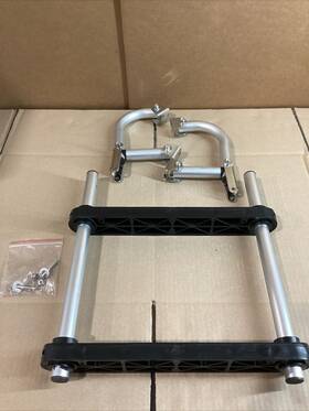 Esg2 Jif Marine 2 Step Transom Ladder With Mounts Used / Open Box