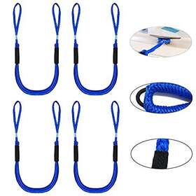 Jranter 717209323037 Pack Of 4 Bungee Dock Lines For Boat Shock Absorb Tie Mooring Rope Acc