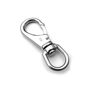 Jy-marine 707837084073 Jingyi Swivel Eye Snap Hook Stainless Steel 4 Sizes From 11/16 Inch To 7/8 #0#1#2