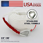 Kd8546894 Vaexheart White Twisted Ft Boat Marine Anchor Line 661273220566