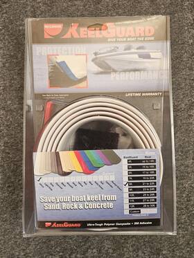 A6293004 Keelguard Megaware Boat Keel Protector 8-feet White