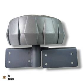 X17-b1610-01201gy Kemimoto 12 Inch Boat Dock Bumper Wheel Straight Edge Or Corner Mount