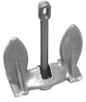 50212 Kimpex Painted Navy Anchors 28 Lbs