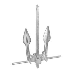 745028 Kimpex Galvanized #8 Cast Iron Fluke Claw Anchor 12 Lbs