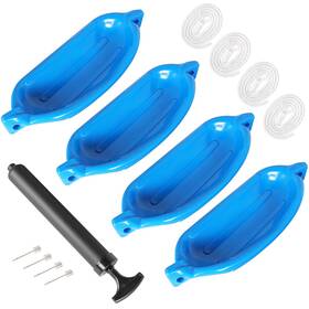 Law130356 Labwork 4 Ribbed Marine Blue 5.5 Inch X 20 Boat Fender Vinyl Bumper Dock Shield Protection