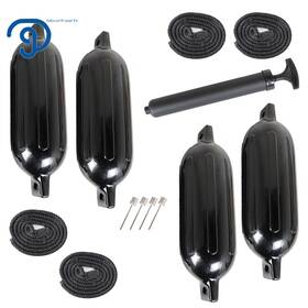 Lp521400ks Labwork 4 Ribbed Marine Black 5.5 Inch X 20 Boat Fender Vinyl Bumper Dock Shield Protection