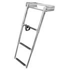 D130313 Ladder Telescoping Boat Under Stainless Platform Step 3 Steel