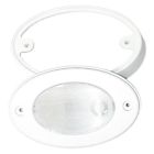 Led-ocl-2k-dp Marine White Housing Oval Courtesy Led Light Mounting 733572082807