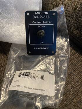 0052519 Lewmar Anchor Windlass Control Switch Up/down Panel Mount #0052519