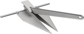 0058101 Lewmar 4 Lb. Lfx Fluke Anchor For Boats Anchoring Mud Or Sand Aluminum 28ft-34ft 7