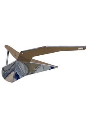 Lewmar 572050220003 Delta Anchor Dtx 57205 13 Lbs/5.5kg Pulish Finish Stainless Steel