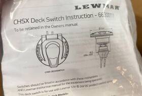66300111 Lewmar Windlass Deck Switch