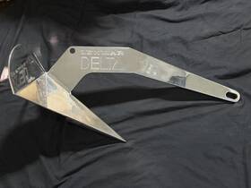 6715569 Lewmar Delta 44# Stainless Steel Plow Boat Marine Anchor