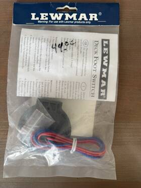 Lewmar 68000928 Footswitch Windlass Assy Comp Blank Black New Ships Free
