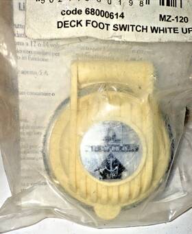 68000614 Lewmar Mz-120 Deck Foot Switch White Up Windlass Anchor Lift Boat Yacht