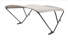 Lippert 2024050705 Sureshade Pontoon Bimini Top - Black Anodized Frame Beige Fabric #2024050705