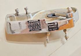 010411 Lofrans Pg Progress 1 Chromed Bronze Windlass Base With Pressure Finger